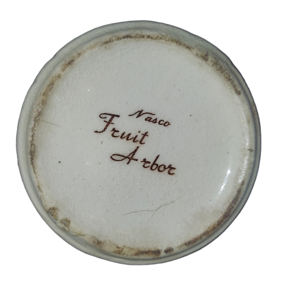 Vintage 1930s Nasco Fruit Arbor Double Neck Oil & Vinegar Creut - Picture 4 of 7